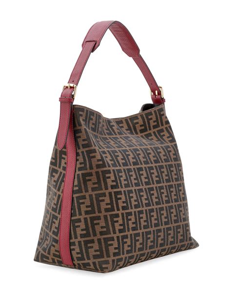 fendi zucca hobo price|fendi zucca large hobo bag tobacco.